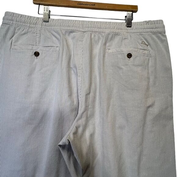 Tommy Bahama Pants Mens Sz XXL Beach Full Elastic pull on cotton Blend Blue - Picture 3 of 16
